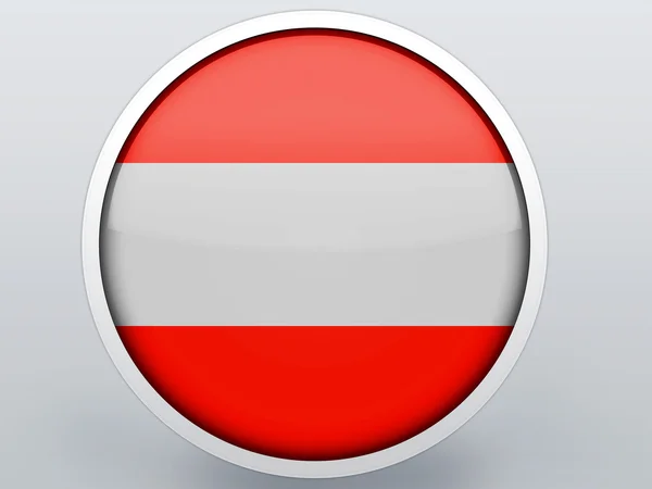 Die österreichische Flagge — Stockfoto