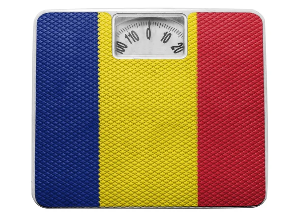 The Romania flag — Stock Photo, Image