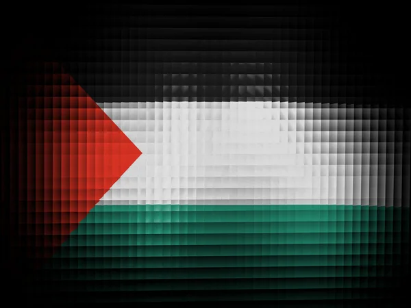 Palestinská vlajka — Stock fotografie