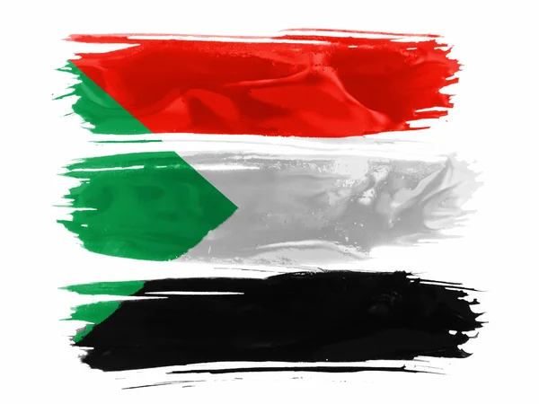 The Sudan flag — Stock Photo, Image