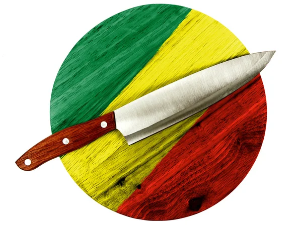 The Congo flag — Stock Photo, Image