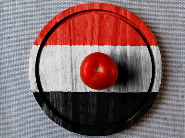 Jemens flagga — Stockfoto