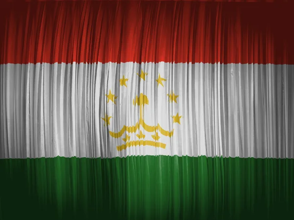 The Tajik flag — Stock Photo, Image