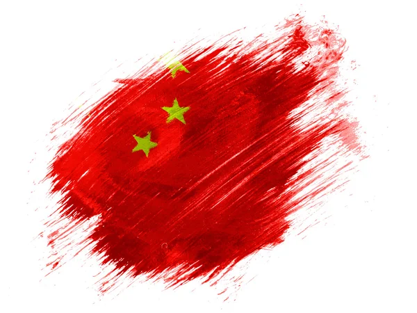 Die chinesische Flagge — Stockfoto