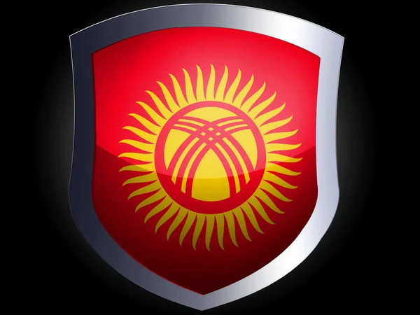 Kyrgyzstan flag — Stock Photo, Image