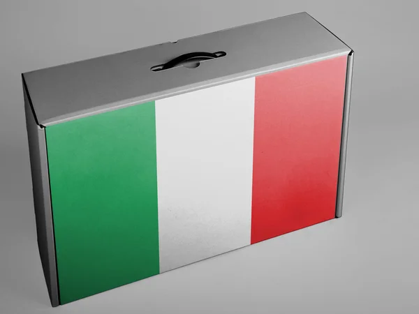 Det italienske flagget – stockfoto