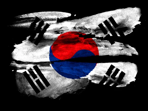 The South Korea flag — Stock Photo, Image