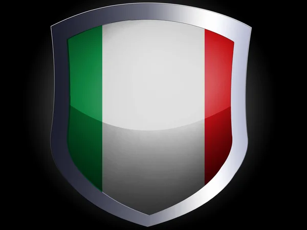 The Italian flag — Stock Photo, Image