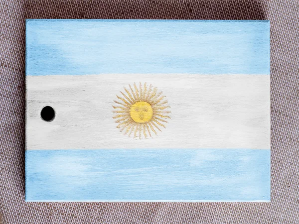 La bandiera argentina — Foto Stock