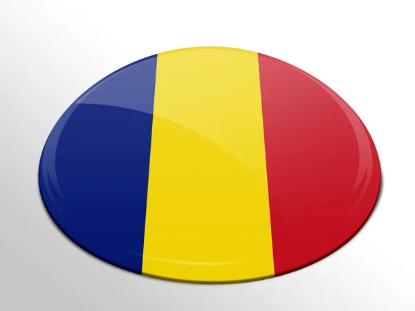 The Romania flag — Stock Photo, Image
