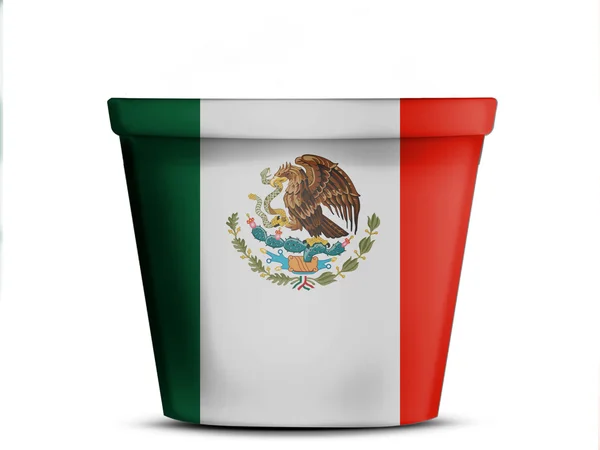 La bandera mexicana — Foto de Stock