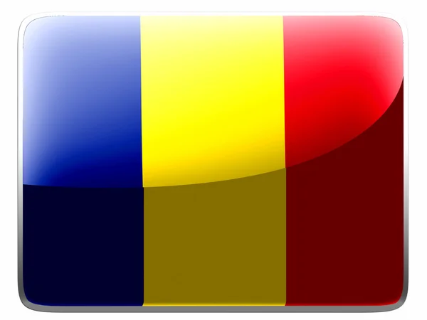 The Romania flag — Stock Photo, Image