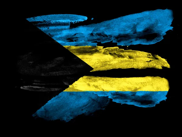 Le drapeau des Bahamas — Photo