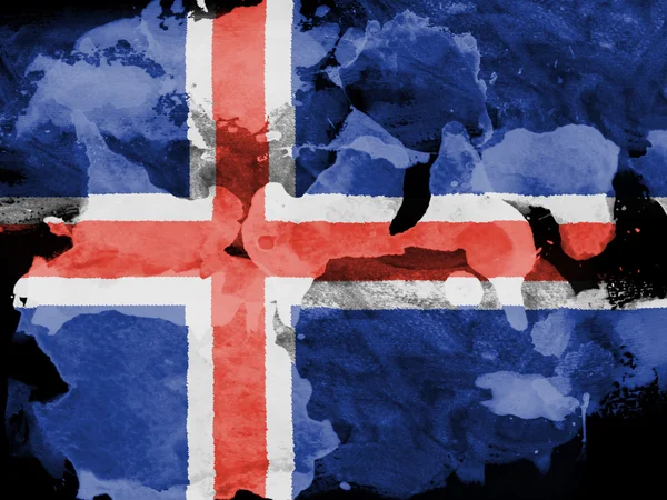 The Icelandic flag — Stock Photo, Image