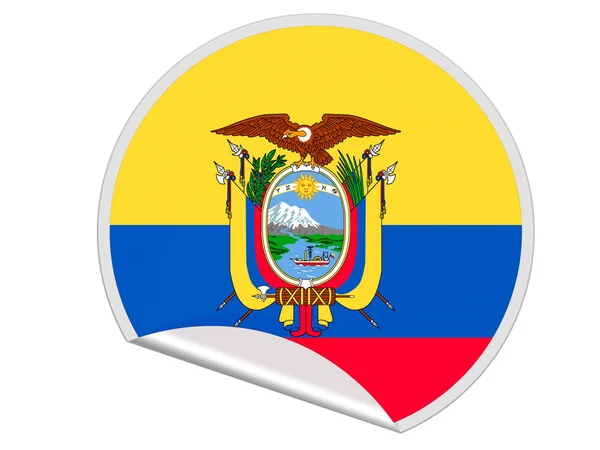 Vlag van Ecuador — Stockfoto