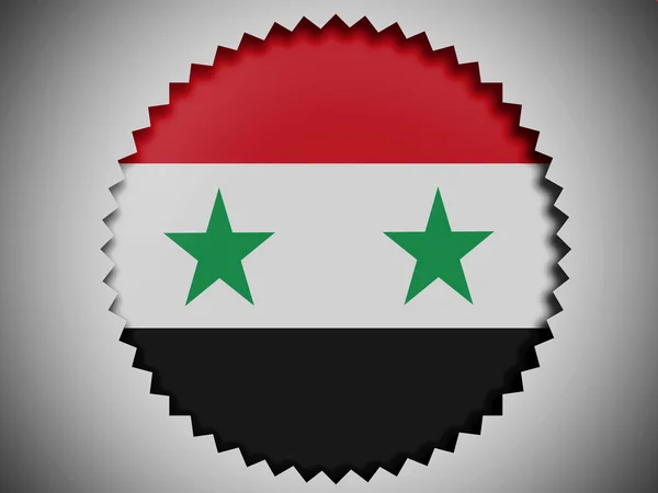 The Syria flag — Stock Photo, Image