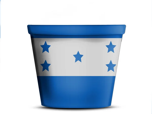 The Honduran flag — Stock Photo, Image