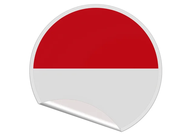 The Indonesian flag — Stock Photo, Image