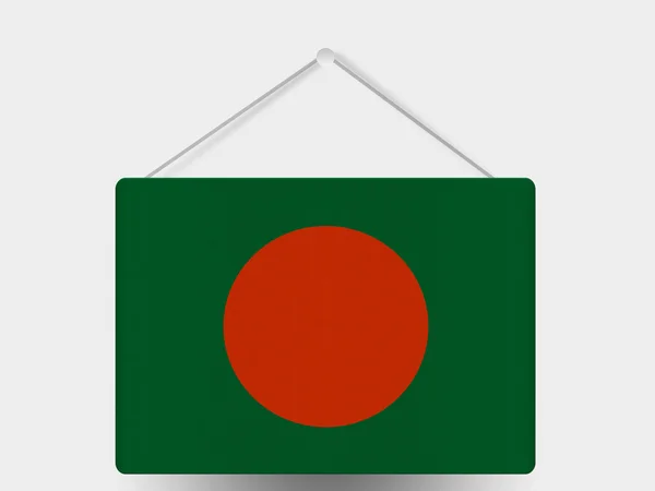 De vlag van bangladesh — Stockfoto