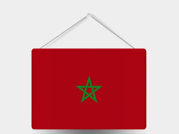 Bendera Maroko — Stok Foto