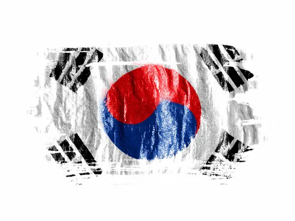 Bandeira da Coreia do Sul — Fotografia de Stock