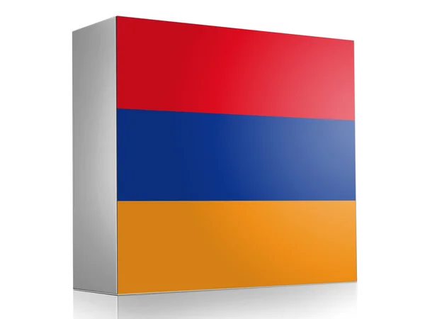 La bandera armenia — Foto de Stock