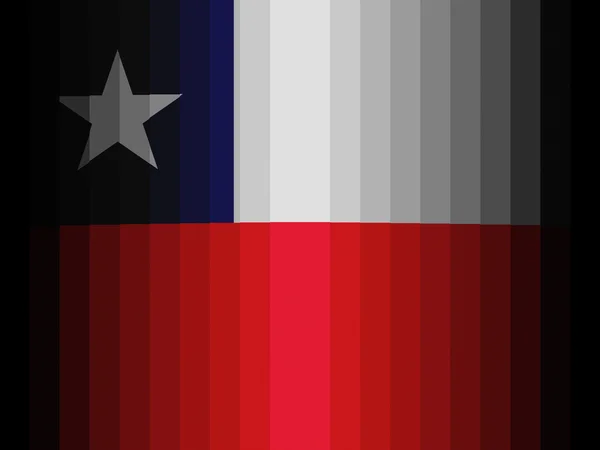 Chile flagga — Stockfoto