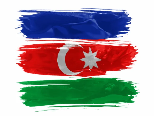 아제르바이잔인 플래그 — 스톡 사진