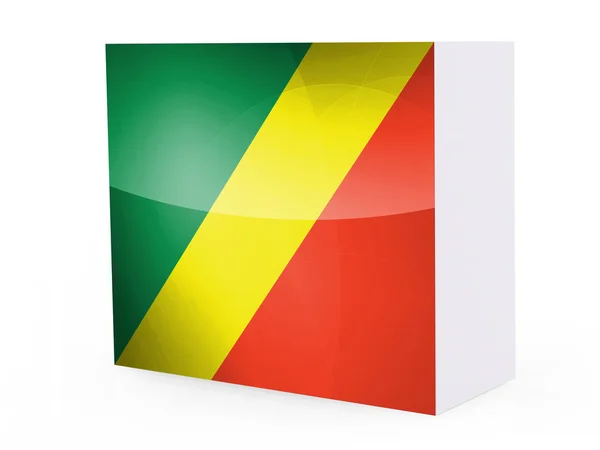 A Kongói zászló — Stock Fotó