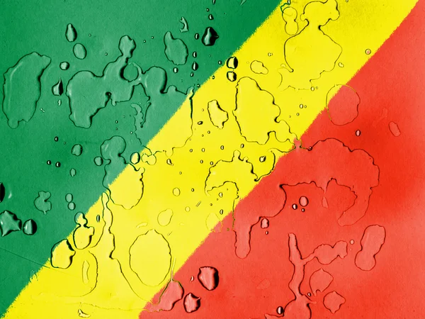 刚果民主共和国国旗 — 图库照片