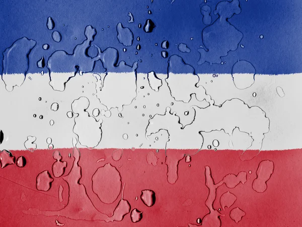 Sırbistan ve Karadağ bayrağı — Stok fotoğraf