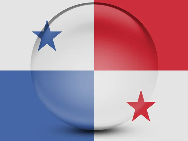 Panama flagg — Stockfoto