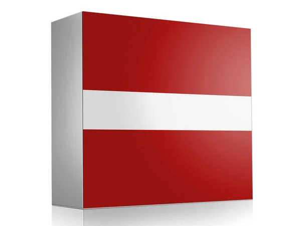 The Latvian flag — Stock Photo, Image