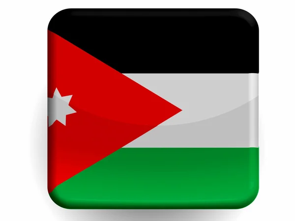 Ürdün bayrağı — Stok fotoğraf