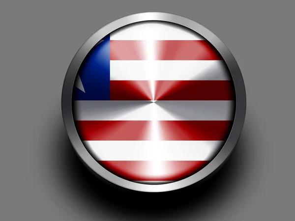 Liberia. Liberiaanse vlag — Stockfoto