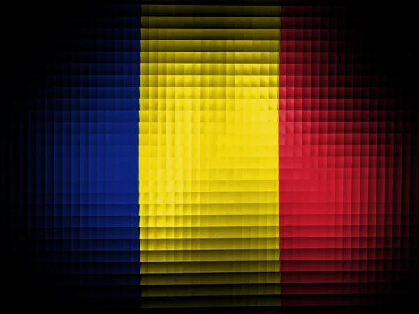 Romanya bayrağı — Stok fotoğraf
