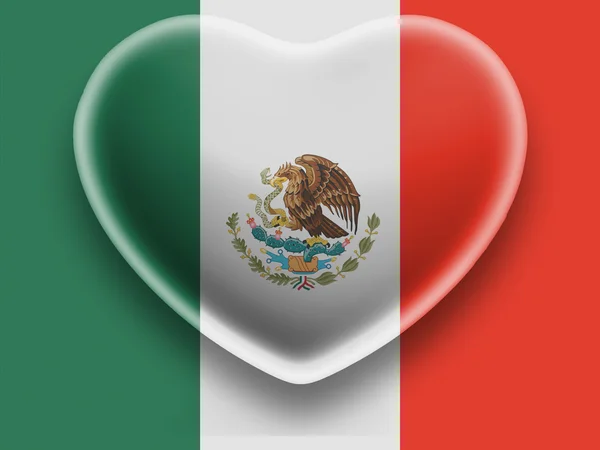Drapelul mexican — Fotografie, imagine de stoc