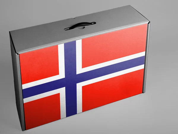 La bandera noruega —  Fotos de Stock