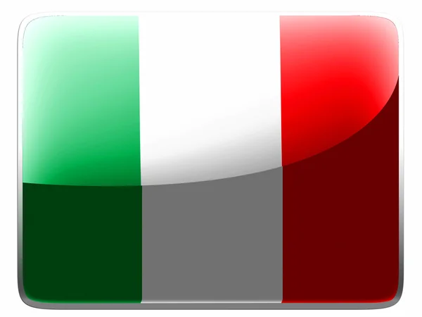 Итальянский флаг — стоковое фото