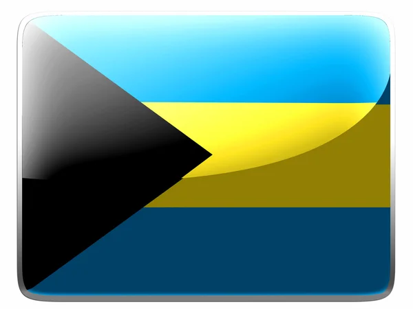 Die Fahne Bahamas — Stockfoto