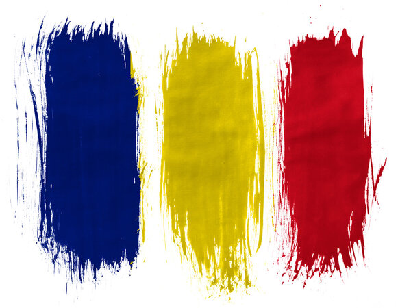 The Romania flag