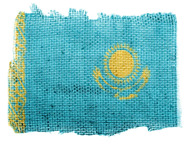 The Kazakh flag — Stock Photo, Image