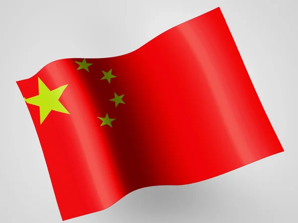 The Chinese flag — Stock Photo, Image