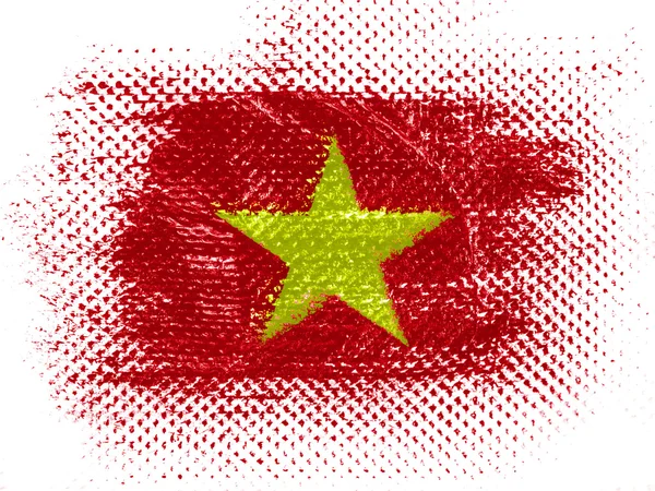 De vietnamese vlag — Stockfoto