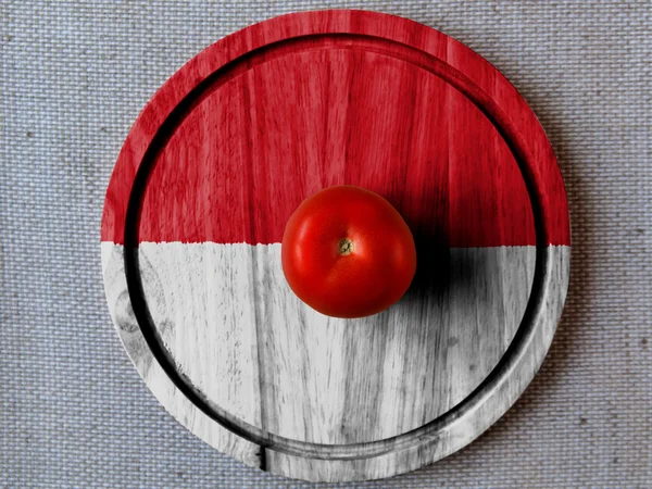 Den indonesiska flaggan — Stockfoto