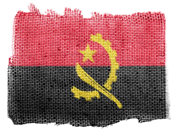 Angola. Flaga Angoli — Zdjęcie stockowe