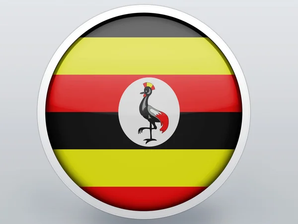 Bandiera Uganda — Foto Stock