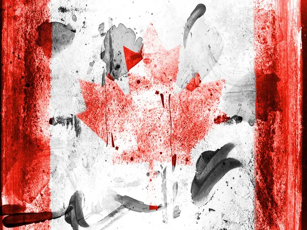 La bandera canadiense —  Fotos de Stock