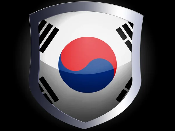 The South Korea flag — Stock Photo, Image