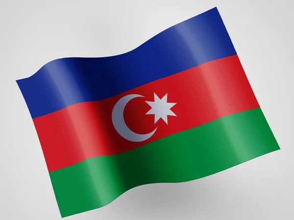 La bandera de Azerbaiyán —  Fotos de Stock